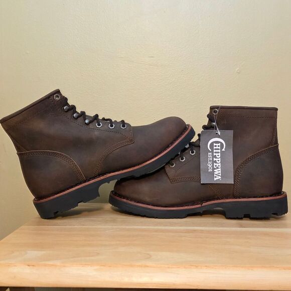 Chippewa Classic 2.0 Pecan Brown Limited Edition 6" Boots MC2068 10 EE Wide - Picture 4 of 7